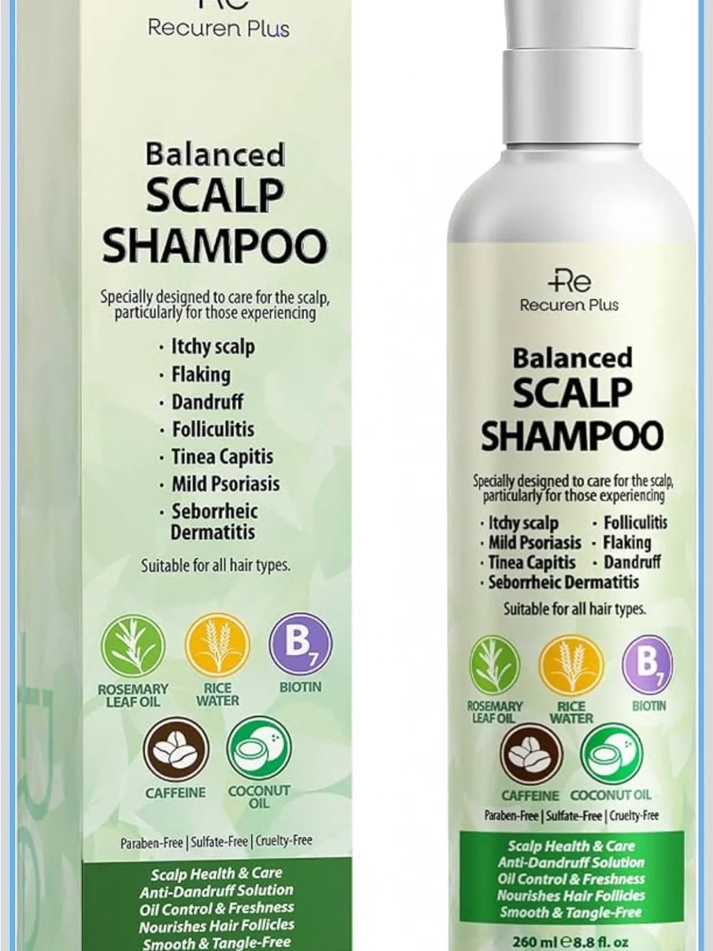 Balanced Scalp Shampoo — Cream/Light Green